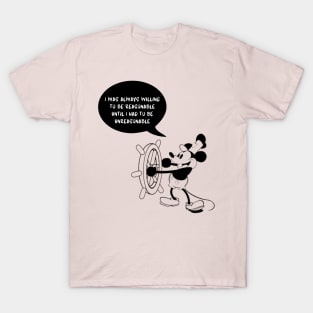 Steamboat Willie - Classic Cartoon T-Shirt